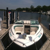 Photo taken at Rockvam Boat Yards, Inc by Koby J. on 5/18/2012