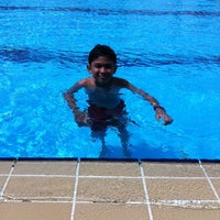 Photo taken at Downtown East Swimming Pool by Liza May Y. on 4/4/2012