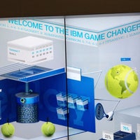 Photo taken at IBM Game Changer Interactive Wall by Jeff P. on 9/2/2012