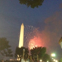 Photo taken at National Independemce Day Fireworks On The National Mall by Christian T. on 7/5/2012