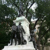 Photo taken at General Marquis de Lafayette Monument by Linda G. on 7/12/2012