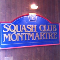 Photo taken at Squash Montmartre by Francis P. on 4/1/2012