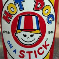 Photo taken at Hot Dog on a Stick by Barbara V. on 4/21/2012