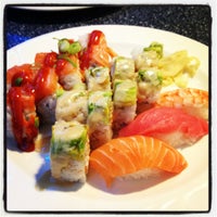 Photo taken at Samurai Sushi by David C. on 8/25/2012