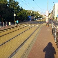 Photo taken at Zborov - Strašnické divadlo (tram) by Pavel M. on 8/14/2012