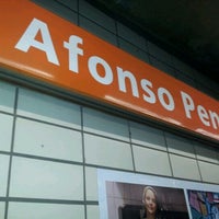 Photo taken at MetrôRio - Estação Afonso Pena by Vinicius on 6/23/2012