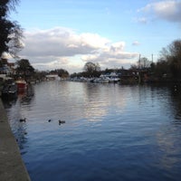 Photo taken at Sunbury lock by Martin B. on 2/26/2012