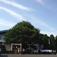 Photo taken at 亜細亜大学 体育館 by Ryosuke S. on 5/27/2012