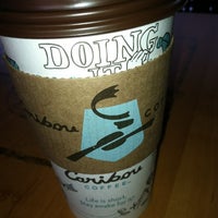Photo taken at Caribou Coffee by Amber B. on 4/5/2012
