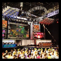 Photo taken at League of Legends Season Two World Playoffs at LA Live by Geoffrey C. on 10/4/2012