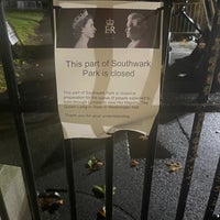 Photo taken at Southwark Park by Carl W. J. on 9/13/2022
