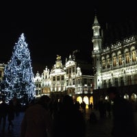 Photo taken at Grand Place by Javier O. on 12/17/2014