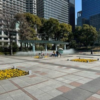 Photo taken at Wadakura Fountain Park by Paul H. on 3/4/2024