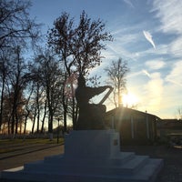 Photo taken at Памятник Андрею Рублёву by Olga P. on 10/23/2018