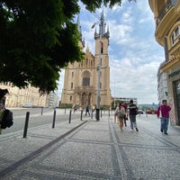 Photo taken at Strossmayerovo náměstí by Cenk M. Y. on 8/30/2022