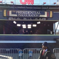 Photo taken at CNN Inauguration Broadcast Booth by Sam S. on 1/20/2013
