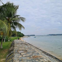 Photo taken at Pasir Ris Beach by Su on 12/20/2021