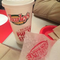Photo taken at Charleys Philly Steaks by User on 1/11/2015