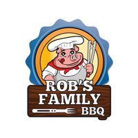 Foto tomada en Rob&amp;#39;s Family BBQ  por Mary S. el 7/14/2014