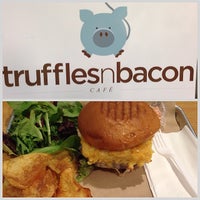 Photo taken at Truffles N Bacon Cafe by Francis D. on 5/31/2014