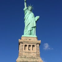 Photo taken at Statue of Liberty by Valentina B. on 12/9/2016