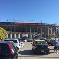 Photo taken at Estadio Pedro Bidegain &amp;quot;Nuevo Gasómetro&amp;quot; (Club Atlético San Lorenzo de Almagro) by Leandro D. on 12/17/2016