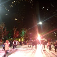 Photo taken at Pershing Square Downtown On Ice by Iraiz S. on 12/28/2015