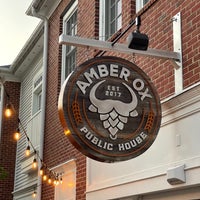 Photo taken at Amber Ox Kitchen &amp;amp; Brewery by Jacob U. on 9/12/2021