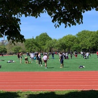 Photo taken at McCarren Park by Jacob U. on 5/11/2019