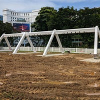 Photo taken at Dhoby Ghaut Green by John A. on 5/23/2021