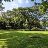 Photo taken at Dhoby Ghaut Green by John A. on 1/22/2021