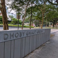 Photo taken at Dhoby Ghaut Green by John A. on 4/21/2021