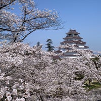 Photo taken at Tsuruga Castle by ys on 4/13/2024