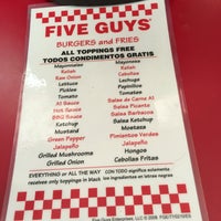 Photo taken at Five Guys by Omar R. on 5/4/2016