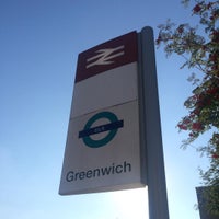 Photo taken at Greenwich DLR Station by Fernando A. on 10/3/2015