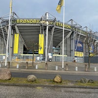 Photo taken at Brøndby Stadion by Mikkel B. on 3/18/2023