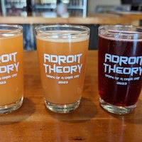 Photo taken at Adroit Theory Brewing Company by Mike W. on 4/12/2023