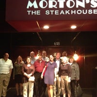 Photo taken at Morton&#39;s The Steakhouse by Tania on 10/23/2012