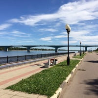 Photo taken at Октябрьский мост by Kirill R. on 6/29/2016