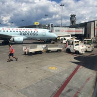 Photo taken at Montréal-Pierre Elliott Trudeau International Airport (YUL) by AhYoung J. on 8/8/2016