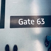 Photo taken at Gate 63 by Tanya P. on 10/11/2018