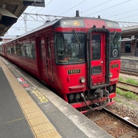 Photo taken at Tosu Station by デミ デ. on 3/30/2024