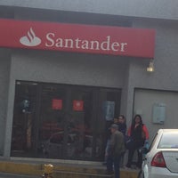 Photo taken at Santander by Christian B. on 2/27/2016