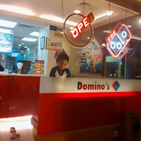 Photo taken at Domino&amp;#39;s Pizza by Andhi Tri S. on 12/27/2013