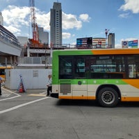 Photo taken at Shibuya Sta. East Exit Bus Terminal by Mic H. on 9/21/2022