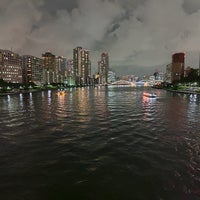 Photo taken at Tsukuda-Ohashi Bridge by Mic H. on 9/7/2023