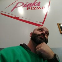 Photo taken at Pink&amp;#39;s Pizza by Gabriel P. on 1/16/2018