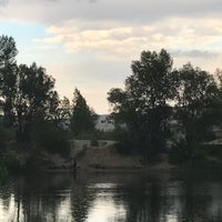 Photo taken at Верхнє Вигурівське озеро by Вика М. on 7/9/2017