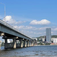 Photo taken at Саратовский мост by Vladimir M. on 8/22/2021