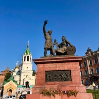 Photo taken at Памятник Минину и Пожарскому by Vladimir M. on 8/3/2018